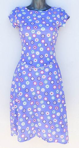 Ladies' Size XS - Purple Hearts and Flowers