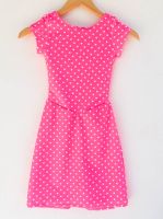 Youth Size 6 - Polka Dots on Neon Pink