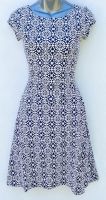 Ladies' Size S - Navy Kaleidoscope